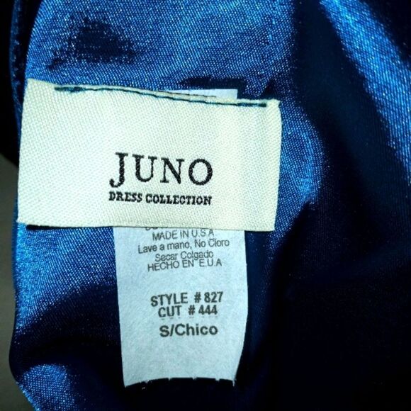 JUNO TURQUOISE RUCHED STRAPLESS DRESS SZ.S NWT - Picture 7 of 9